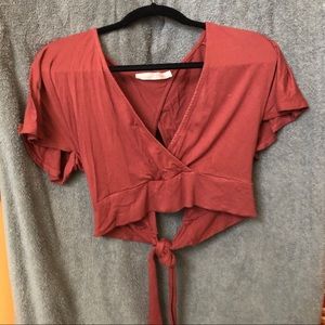 PacSun front tie shirt